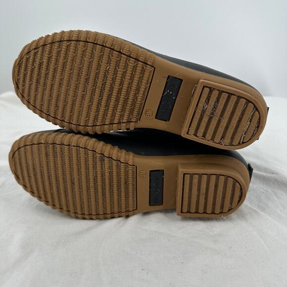 Tommy Hilfiger Womens Duck Boots Size 8M Rainah Black Lace Up Outdoor - Picture 8 of 10